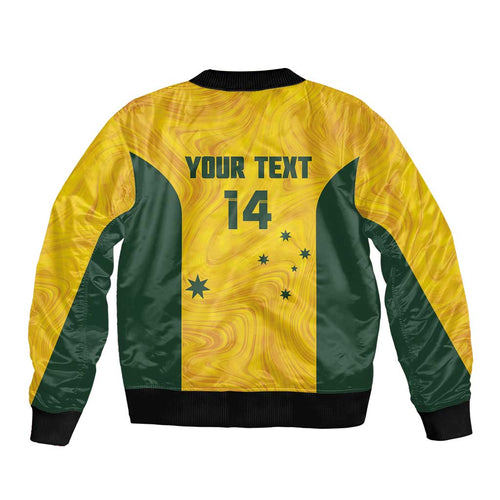 Custom Bowls Australia Bomber Jacket Marble National Color - Aussie Hoodie