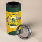 Custom Bowls Australia 4 in 1 Can Cooler Tumbler Marble National Color - Aussie Hoodie