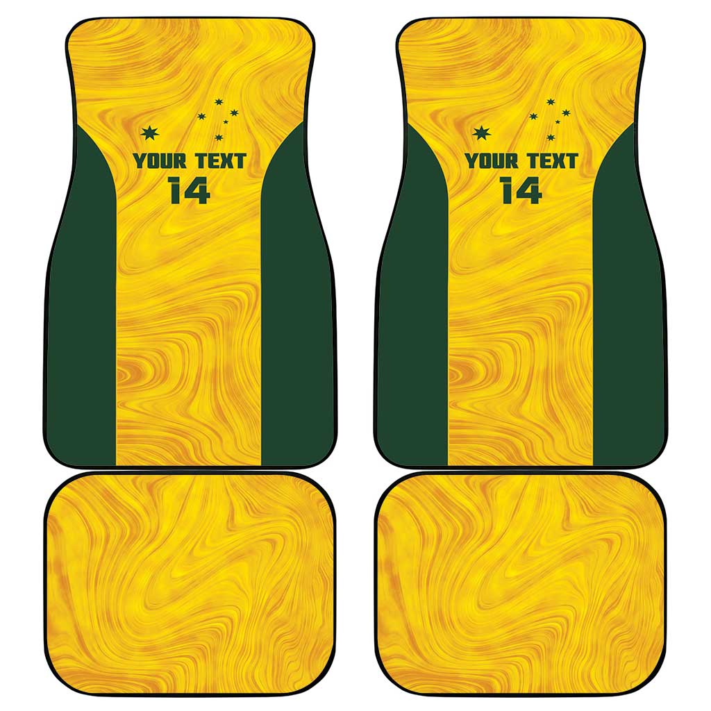 Custom Bowls Australia Car Mats Marble National Color - Aussie Hoodie