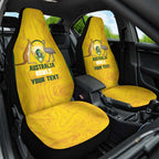 Custom Bowls Australia Car Seat Cover Marble National Color - Aussie Hoodie