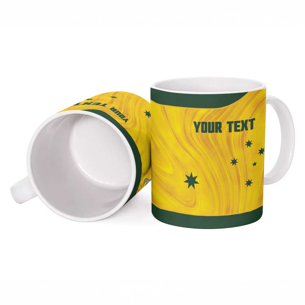 Custom Bowls Australia Ceramic Mug Marble National Color - Aussie Hoodie