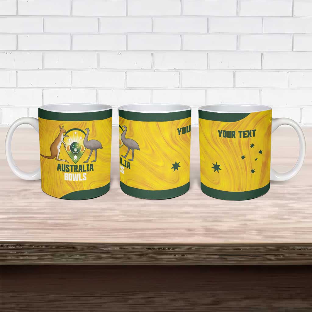 Custom Bowls Australia Ceramic Mug Marble National Color - Aussie Hoodie