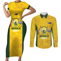 Custom Bowls Australia Couples Matching Short Sleeve Bodycon Dress and Long Sleeve Button Shirt Marble National Color - Aussie Hoodie