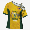 Custom Bowls Australia Cross Shoulder Shirt Marble National Color - Aussie Hoodie