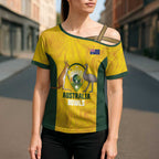 Custom Bowls Australia Cross Shoulder Shirt Marble National Color - Aussie Hoodie