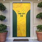 Custom Bowls Australia Door Cover Marble National Color - Aussie Hoodie
