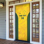Custom Bowls Australia Door Cover Marble National Color - Aussie Hoodie