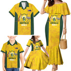Custom Bowls Australia Family Matching Mermaid Dress and Hawaiian Shirt Marble National Color - Aussie Hoodie