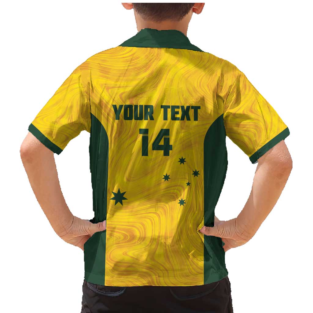 Custom Bowls Australia Family Matching Mermaid Dress and Hawaiian Shirt Marble National Color - Aussie Hoodie