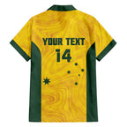 Custom Bowls Australia Family Matching Mermaid Dress and Hawaiian Shirt Marble National Color - Aussie Hoodie