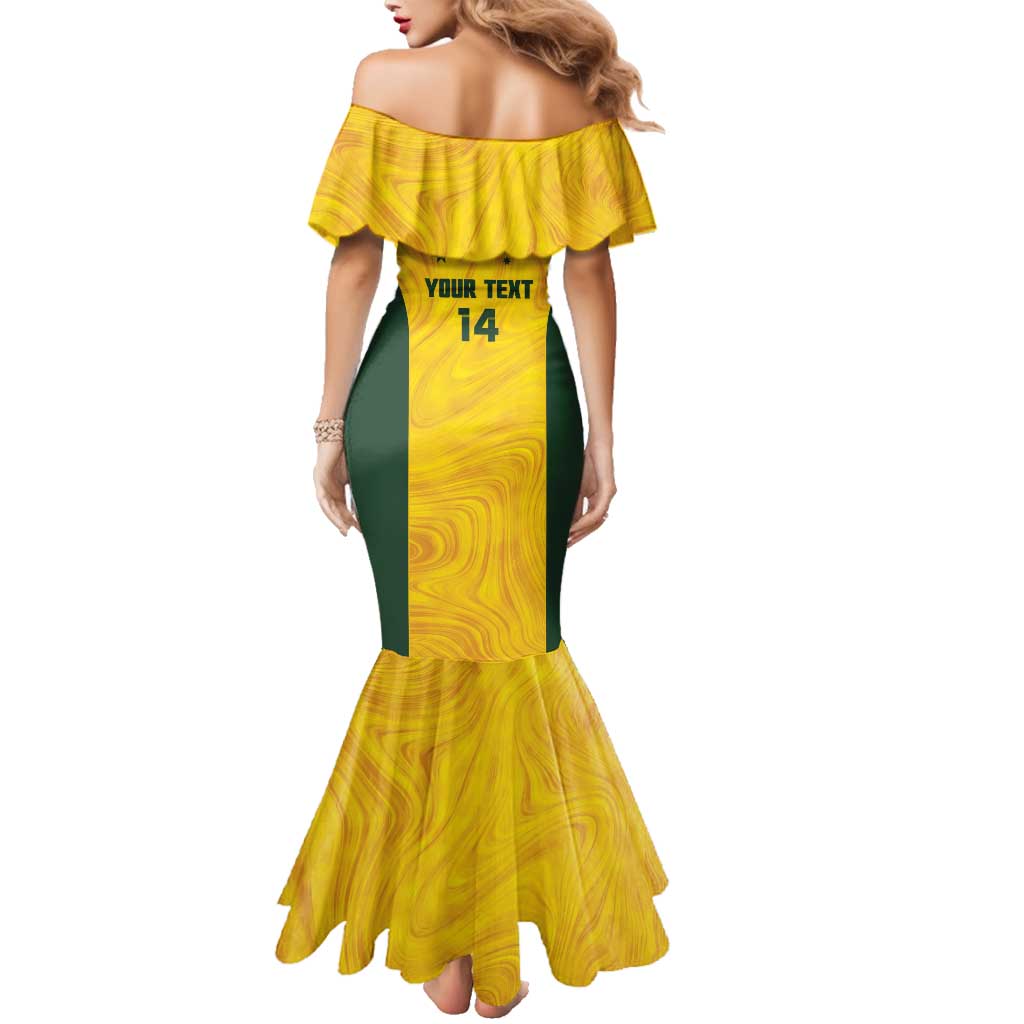 Custom Bowls Australia Family Matching Mermaid Dress and Hawaiian Shirt Marble National Color - Aussie Hoodie