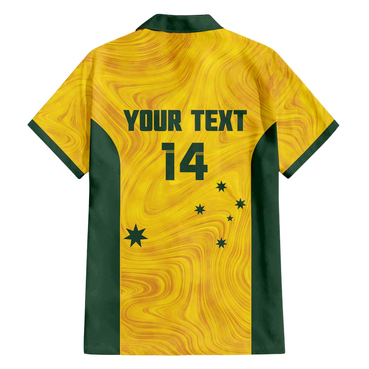 Custom Bowls Australia Family Matching Off The Shoulder Long Sleeve Dress and Hawaiian Shirt Marble National Color - Aussie Hoodie