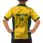 Custom Bowls Australia Family Matching Summer Maxi Dress and Hawaiian Shirt Marble National Color - Aussie Hoodie