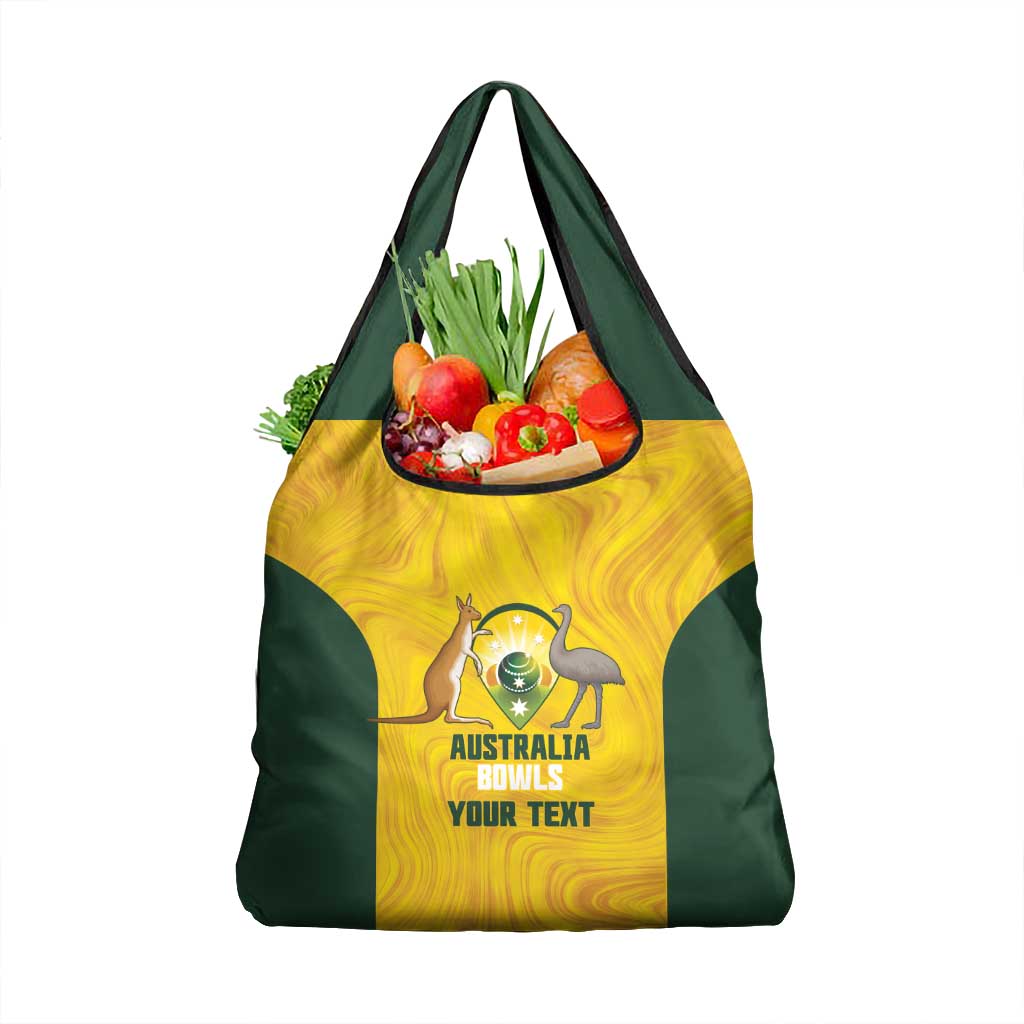 Custom Bowls Australia Grocery Bag Marble National Color - Aussie Hoodie