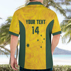 Custom Bowls Australia Hawaiian Shirt Marble National Color - Aussie Hoodie