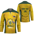 Custom Bowls Australia Hockey Jersey Marble National Color - Aussie Hoodie