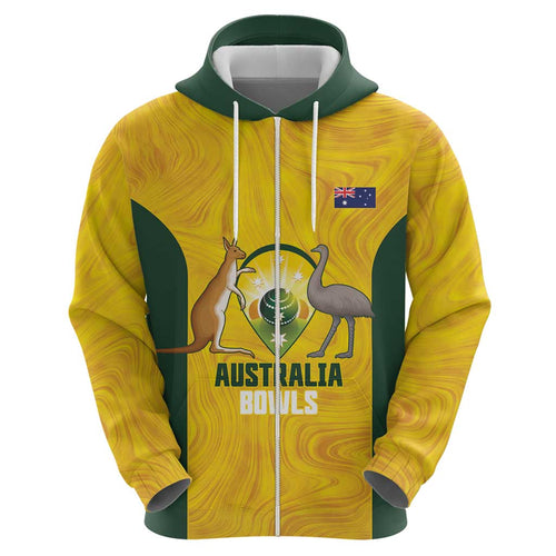 Custom Bowls Australia Hoodie Marble National Color - Aussie Hoodie
