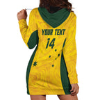 Custom Bowls Australia Hoodie Dress Marble National Color - Aussie Hoodie