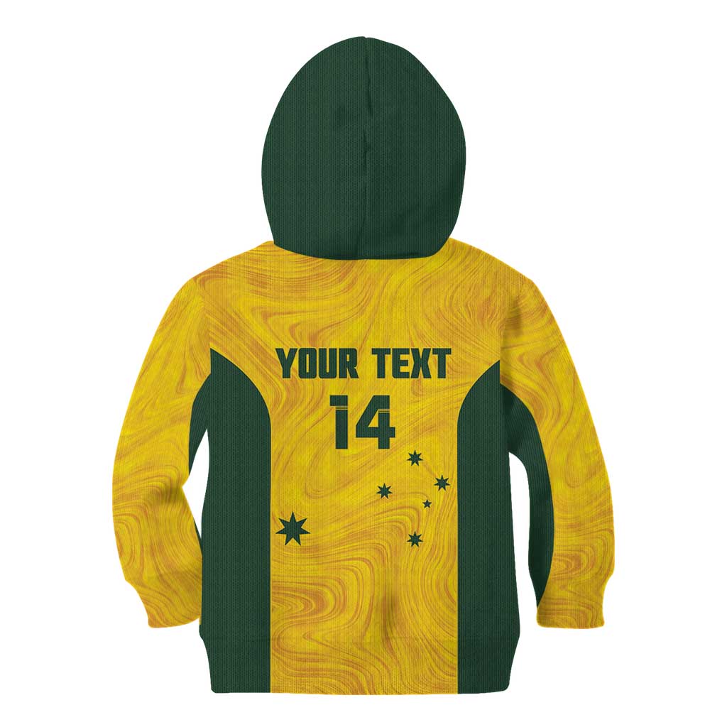 Custom Bowls Australia Kid Hoodie Marble National Color - Aussie Hoodie