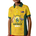 Custom Bowls Australia Kid Polo Shirt Marble National Color - Aussie Hoodie
