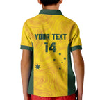 Custom Bowls Australia Kid Polo Shirt Marble National Color - Aussie Hoodie
