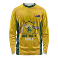 Custom Bowls Australia Long Sleeve Shirt Marble National Color - Aussie Hoodie