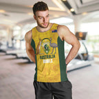 Custom Bowls Australia Men Tank Top Marble National Color - Aussie Hoodie