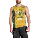 Custom Bowls Australia Men Tank Top Marble National Color - Aussie Hoodie