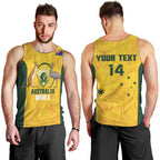 Custom Bowls Australia Men Tank Top Marble National Color - Aussie Hoodie
