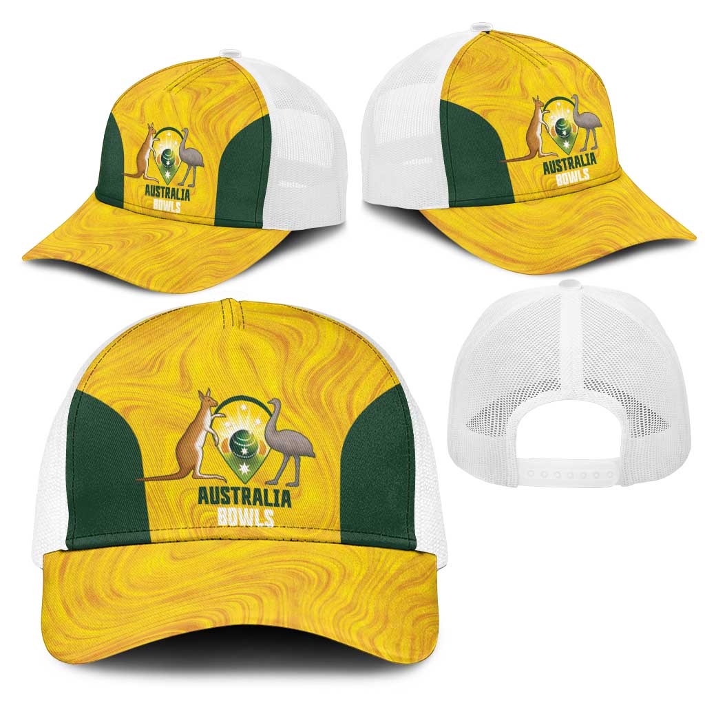 Bowls Australia Mesh Trucker Cap Marble National Color - Aussie Hoodie