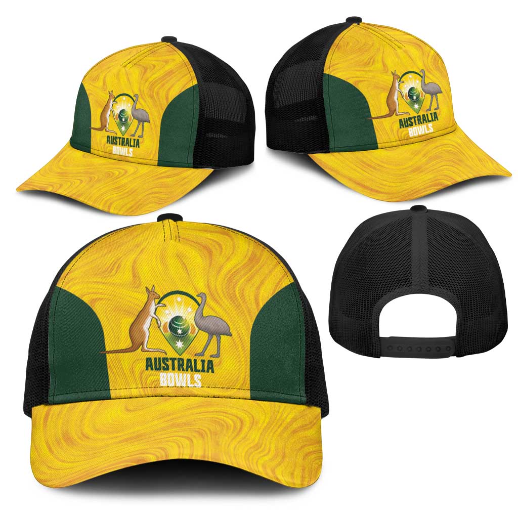 Bowls Australia Mesh Trucker Cap Marble National Color - Aussie Hoodie