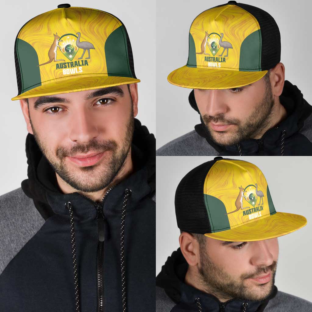 Bowls Australia Mesh Trucker Cap Marble National Color - Aussie Hoodie