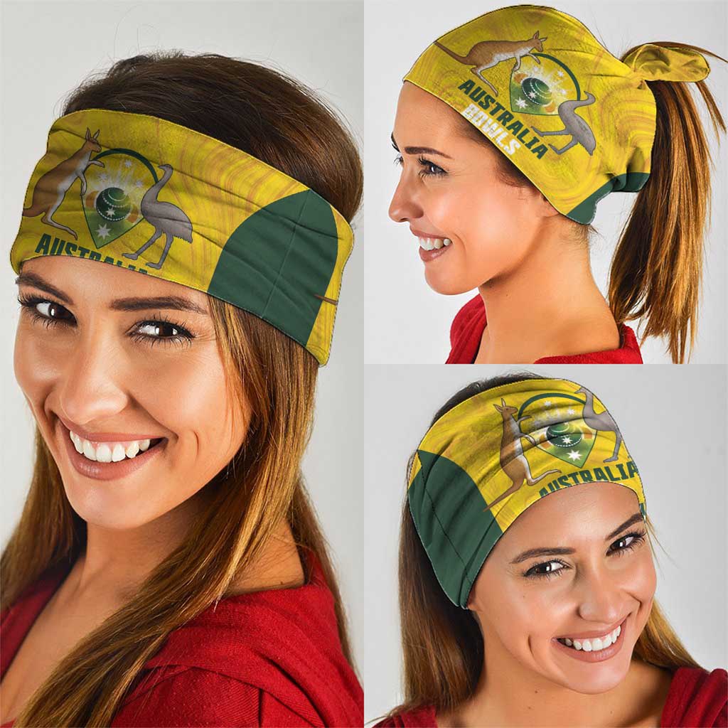 Custom Bowls Australia Neck Gaiter Marble National Color - Aussie Hoodie
