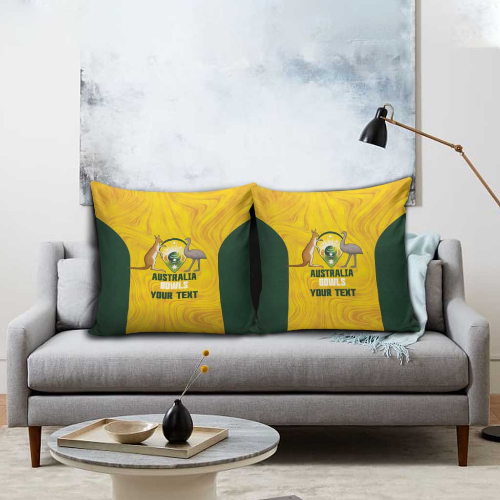 Custom Bowls Australia Pillow Cover Marble National Color - Aussie Hoodie