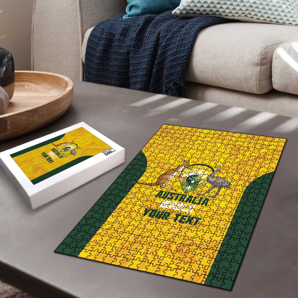Custom Bowls Australia Puzzle Marble National Color - Aussie Hoodie