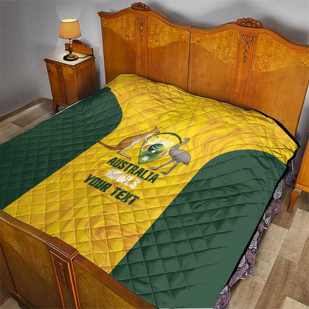 Custom Bowls Australia Quilt Marble National Color - Aussie Hoodie