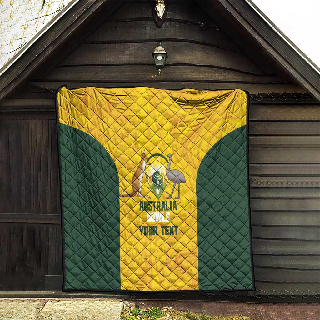 Custom Bowls Australia Quilt Marble National Color - Aussie Hoodie