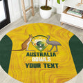 Custom Bowls Australia Round Carpet Marble National Color - Aussie Hoodie