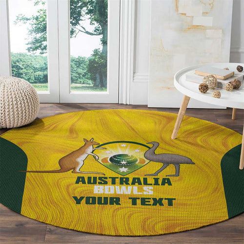 Custom Bowls Australia Round Carpet Marble National Color - Aussie Hoodie