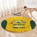 Custom Bowls Australia Round Carpet Marble National Color - Aussie Hoodie