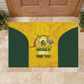 Custom Bowls Australia Rubber Doormat Marble National Color - Aussie Hoodie