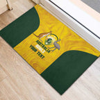 Custom Bowls Australia Rubber Doormat Marble National Color - Aussie Hoodie