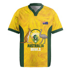 Custom Bowls Australia Rugby Jersey Marble National Color - Aussie Hoodie