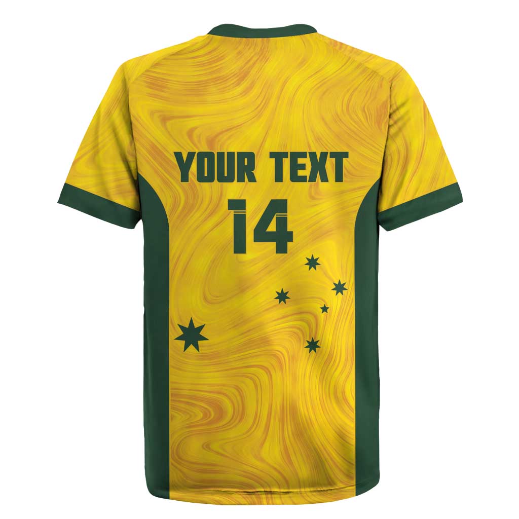 Custom Bowls Australia Rugby Jersey Marble National Color - Aussie Hoodie