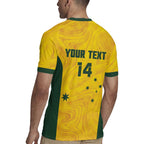 Custom Bowls Australia Rugby Jersey Marble National Color - Aussie Hoodie