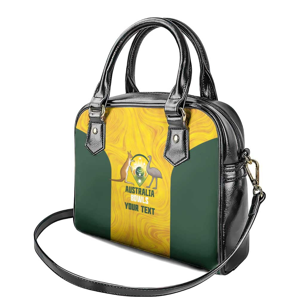 Custom Bowls Australia Shoulder Handbag Marble National Color - Aussie Hoodie