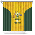 Custom Bowls Australia Shower Curtain Marble National Color - Aussie Hoodie