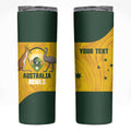 Custom Bowls Australia Skinny Tumbler Marble National Color - Aussie Hoodie