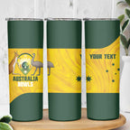 Custom Bowls Australia Skinny Tumbler Marble National Color - Aussie Hoodie