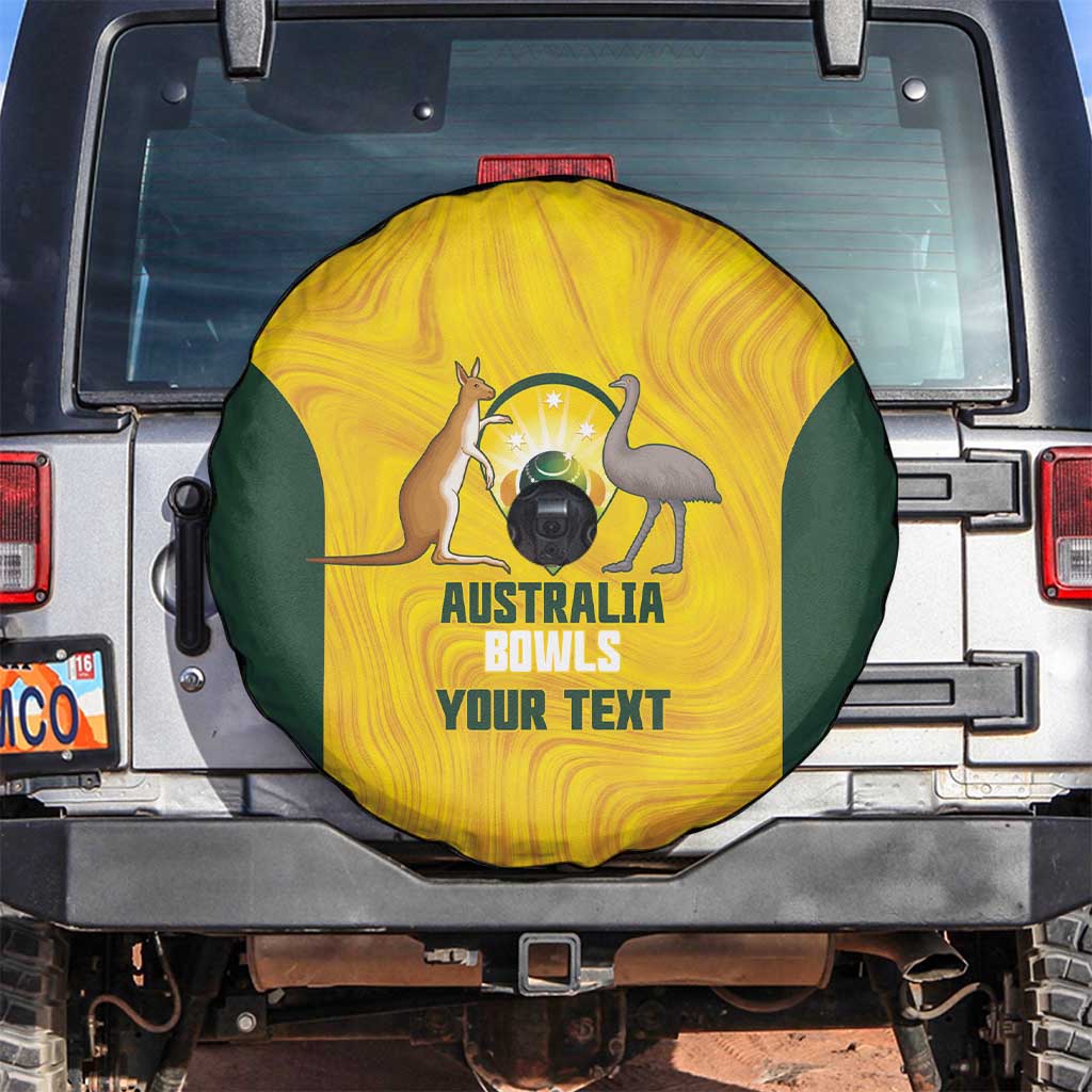 Custom Bowls Australia Spare Tire Cover Marble National Color - Aussie Hoodie